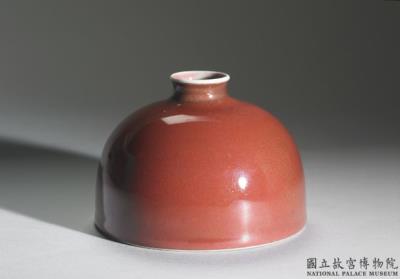 图片[2]-Flat bulbous vase with red glaze, Qing dynasty, Kangxi reign (1662-1722)-China Archive